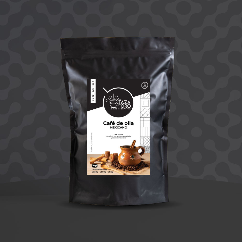 Café de Olla Soluble — Café Taza de Oro